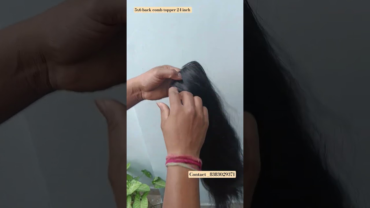 "Fuller Hair Fast! 5x6 Back Comb Topper Tutorial 🔥" | 5x6 Topper Magic ✨" 