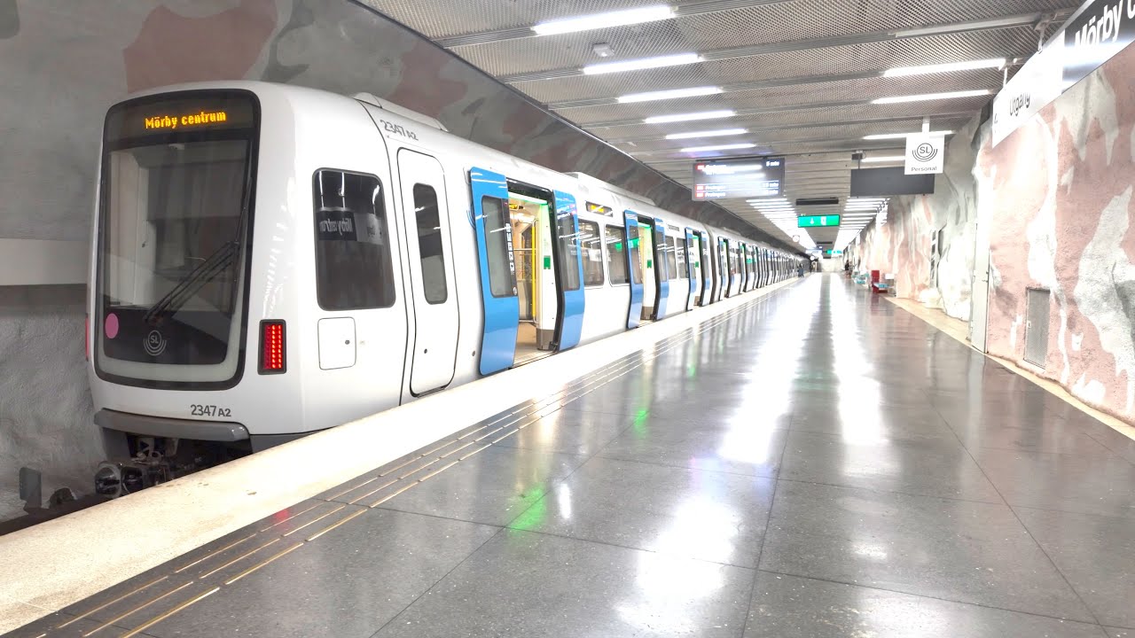 Stockholm Metro Stations, The Longest Art Exhibit in the World? 🇸🇪 Sweden 4k Walking Tour