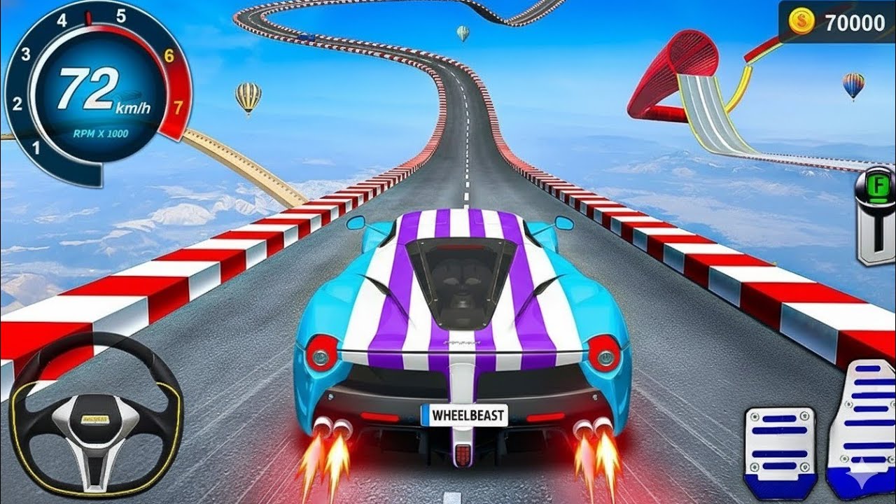 Impossible Car Stunts Racing - Mega Ramp Car Stunts Simulator - Android Gameplay #33