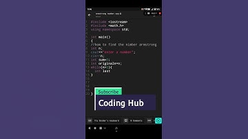 c++ program to find the number is Armstrong or not