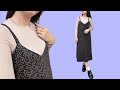 ✂️ Sew your own 2-strap dress | Cutting and sewing dresses is easy for beginners