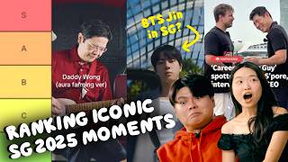 Blind Ranking The Most Iconic 2025 Moments In Singapore (PM Wong NDP, BTS Jin, Career Ladder & More)