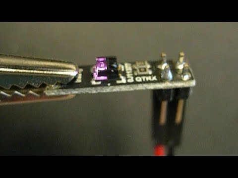 Side leakage of IR light on QTRX reflectance sensors