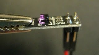 Side leakage of IR light on QTRX reflectance sensors