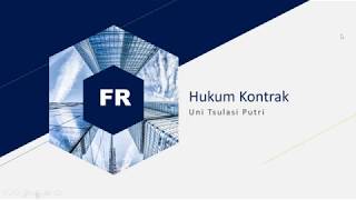 5 Hukum Perjanjian  (Kontrak)