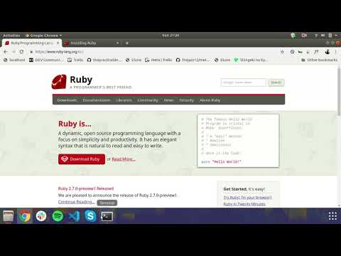 Ruby Programming - 1 (Introduction to Ruby)