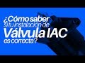 ¿Cómo saber si tu instalación de válvula IAC es correcta?