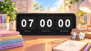7 Hour Timer | Long Countdown Timer for Study, Work & Focus