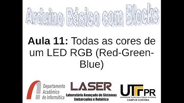 ABB-Aula 11-LED RGB Avançado -Partes 1 e 2(Arduino Básico com BLOCKS)