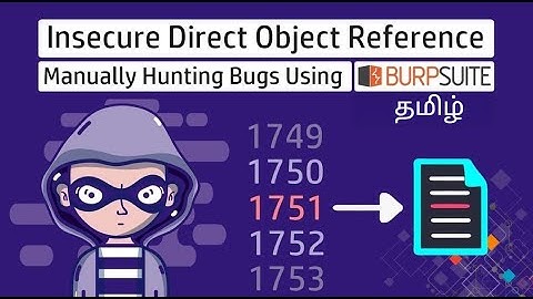 IDOR in தமிழ் | Insecure Direct Object Reference