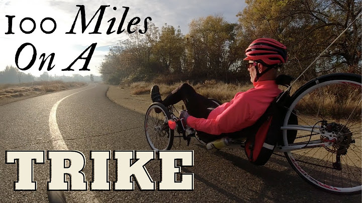 Riding One-Hundred Miles on a Recumbent Trike vs a Road Bike: First Century Ride on the ICE VTX