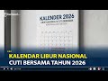 Kalendar Tanggal Merah Libur Nasional dan Cuti Bersama Tahun 2026