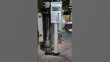 Shars DRO scale installed on my Bridgeports quill