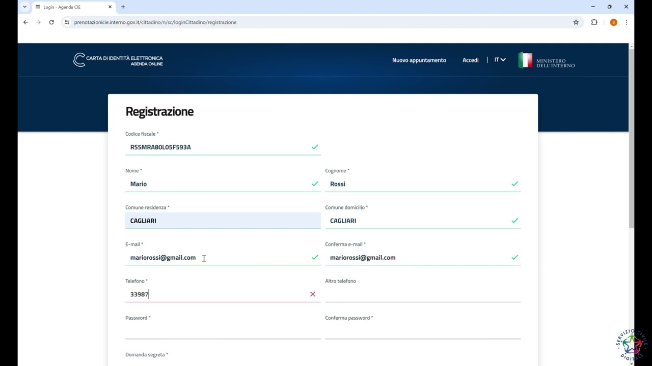 Come prenotare online la Carta di Identità Elettronica (CIE)