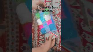 crochet kit from meesho 😄#diy #funny #cute #song #