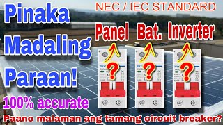 CIRCUIT BREAKER SA SOLAR SET UP | PAANO? - Super Easy!
