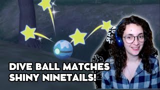 Using A Dive Ball On A Shiny Fire-Type Because I Can