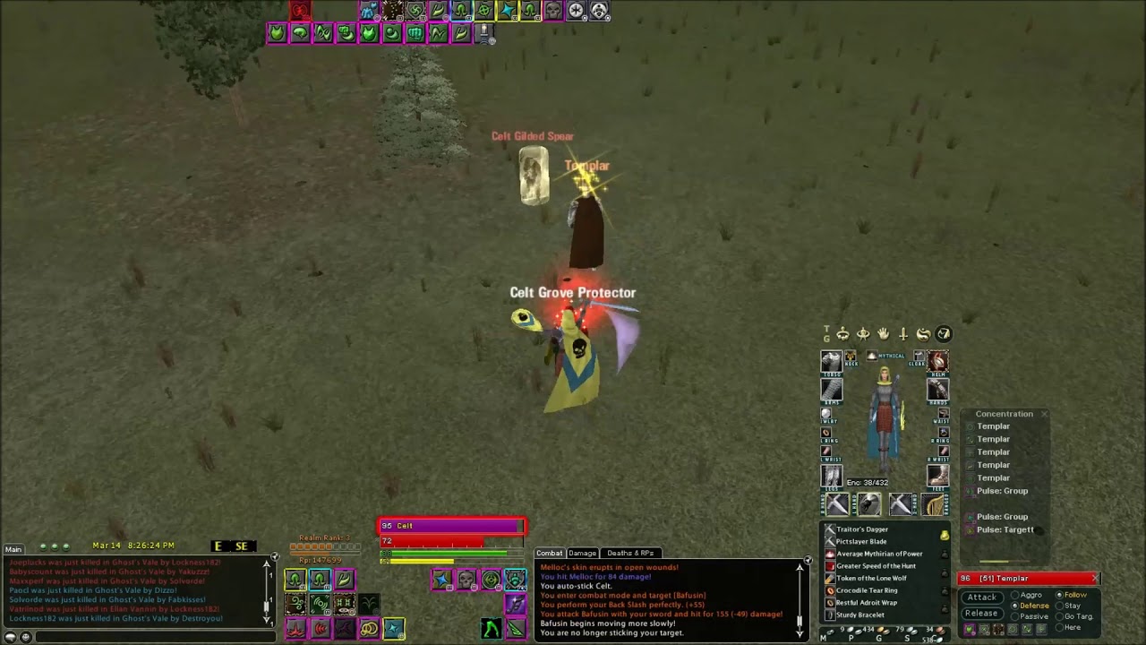 DAoC Ywain - Growing Pains (Solo Minstrel)