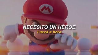 La canción de Mario Entrenando | Holding out for a Hero - Super Mario Bros Movie // Sub Español