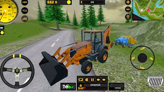 New Bulldozer Jcb 3DX Backhoe Loader Driving - Jcb Simulator Game -Android Gameplay screenshot 3