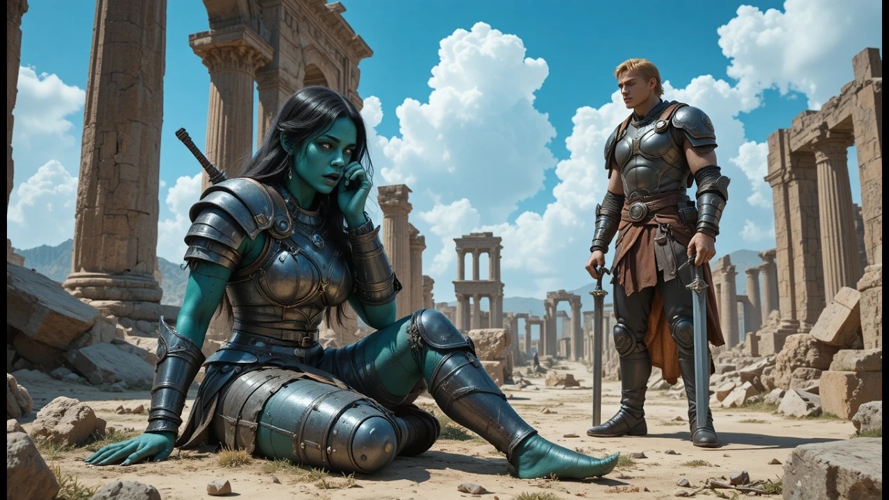 Banished and Alone, the Alien Wept in the Ruins—Then a Human Soldier Arrived and Changed Everything