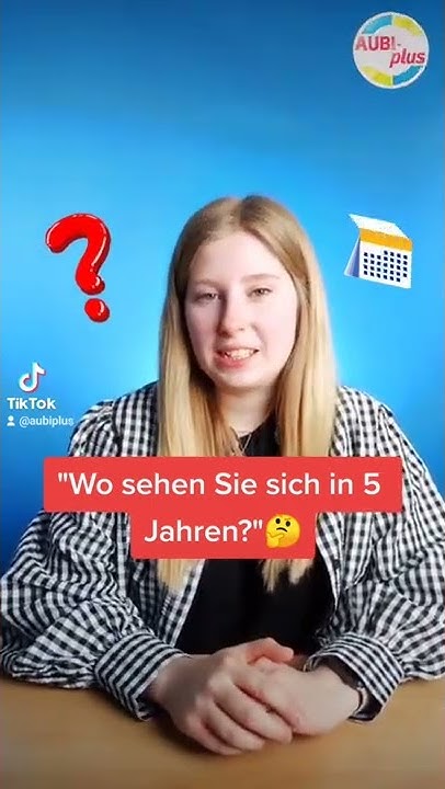 Wo Sehen Sie Sich In 5 Jahren Gute Antworten Wo sehen Sie sich in 5 Jahren?! - DAS kannst du darauf antworten!💪🏼 #