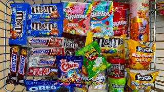 Конфеты и Сладости 😍 Мега Шоппинг! Kinder,Skittles,Chocolate, Cookies, M&M's.Shopping a lot of candy