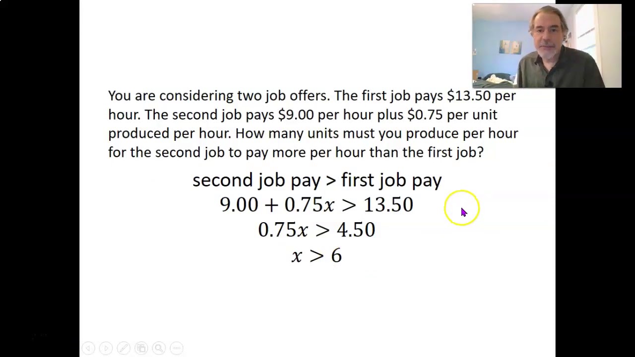 MAT 119 1.7 part 4 Example Word Problems - YouTube