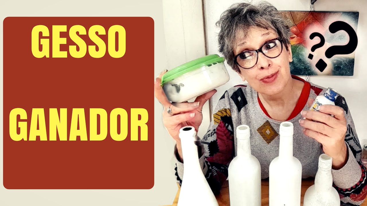 Gesso casero vs comercial: Si protege vidrio SIRVE PARA TODO (probado en directo) #gesso