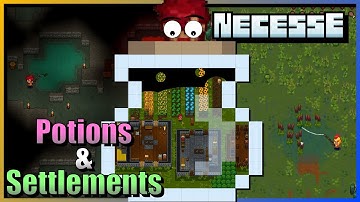Early Settlement & Potion Crafting Necesse Let
