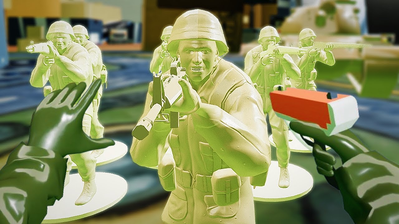 AKU MENJADI TENTARA MAINAN - Plastic Battlegrounds VR