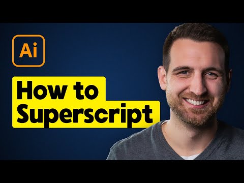 How to Superscript in Illustrator