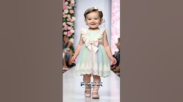 Thumbnail of pipi piu papa papa song/ cute baby fashion show styles dress #babyexpression #babyfashion