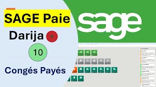 10) Formation SAGE PAIE Darija Marocain - Congé Payé screenshot 2