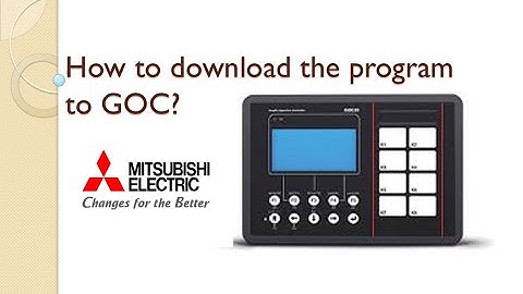 Mitsubishi GOC 35😊| CoDeSys How to download the program to GOC? | Jack Automation | Tutorial✅