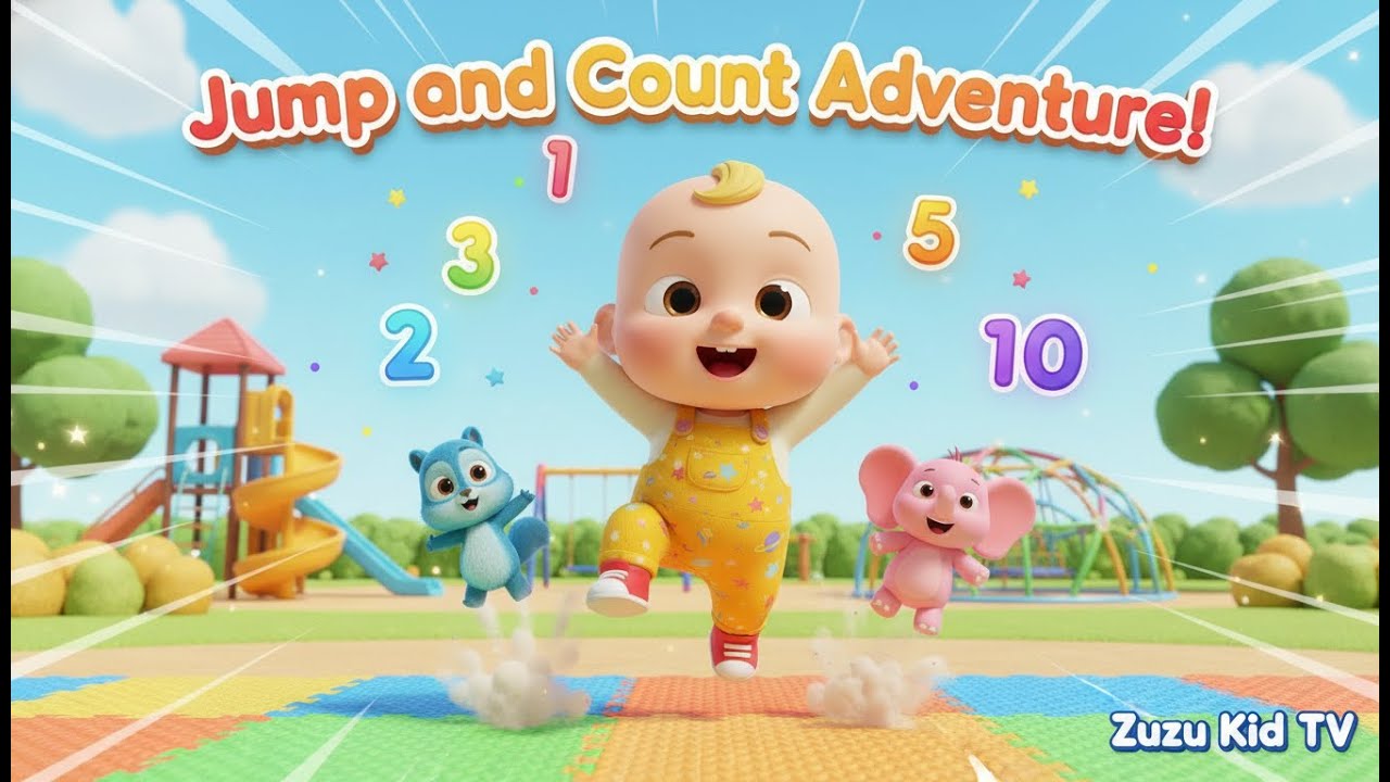 Jump and Count Adventure – Nursery Rhyme, Counting, and Toddler Fun