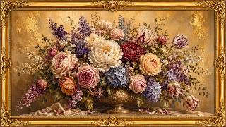Royal Spring Garden Bouquet 🌸 | Luxury Floral Frame TV Art | Elegant 4K Gallery Display | 2 Hours