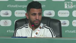 Algeria captain Riyad Mahrez says it feels good to be back in Africa for another big tournament
