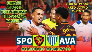 O PAU QUEBROU NA SÉRIE B | Sport x Avaí | Melhores Momentos | Sèrie B | 11/04/2026