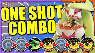 How to do the TSAREENA ONE SHOT COMBO like a PRO PLAYER | Pokemon Unite