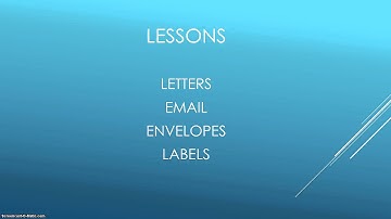 Mail Merge in Microsoft Word 2013