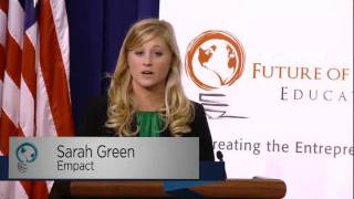 Sarah Green, Coo Of Empact, Speaks At The Empact100 Awards Ceremony At The White House