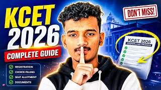 KCET 2026 Counselling guide in kannada #mysore #kcet #cet #engineering #pu#computer #cs#nie #north