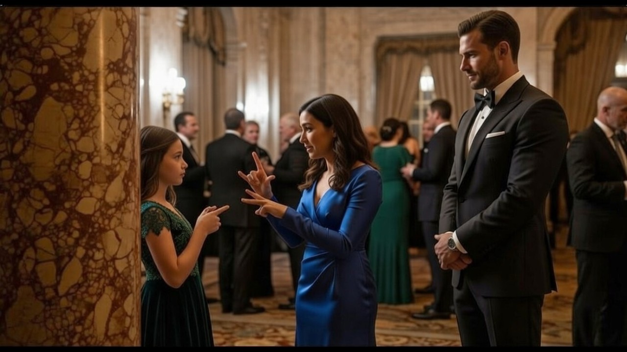 She Saw Everyone Ignore the Billionaire’s Deaf Daughter,Until She Spoke to Her Through Sign Language