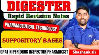 D-282 | Suppository Bases |Pharmaceutical Technology | Rapid Revision Notes