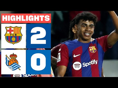 FC BARCELONA 2 - 0 REAL SOCIEDAD | RESUMEN LALIGA EA SPORTS