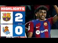 FC BARCELONA 2 - 0 REAL SOCIEDAD | RESUMEN LALIGA EA SPORTS