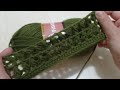 Kolay 2 sırada biten Yelek kol yaka kesimi Şal İçin Örgü Modeli Knitting Crochet Tığ İşi Modeller