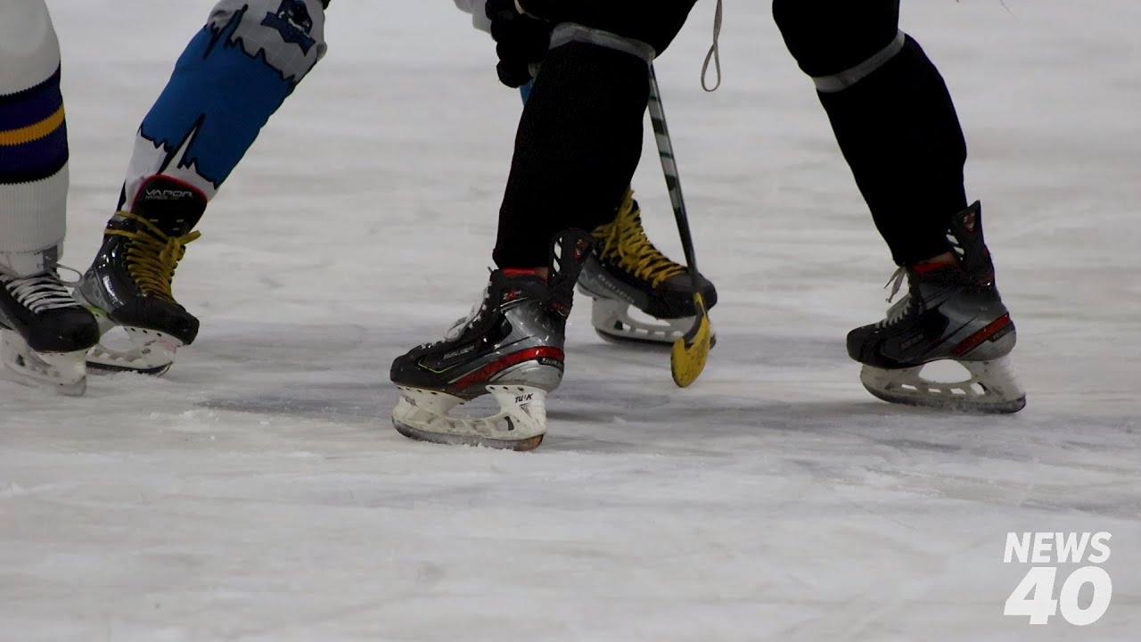 SoKY Ice holding space for the game -- Micah Henson -- WNKY News 40
