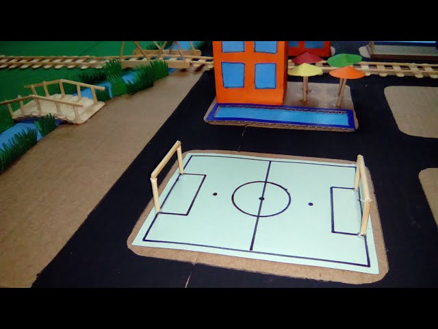 Jogar futebol em casa com o Futebol de Mesa de papelão DIY 